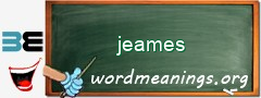WordMeaning blackboard for jeames